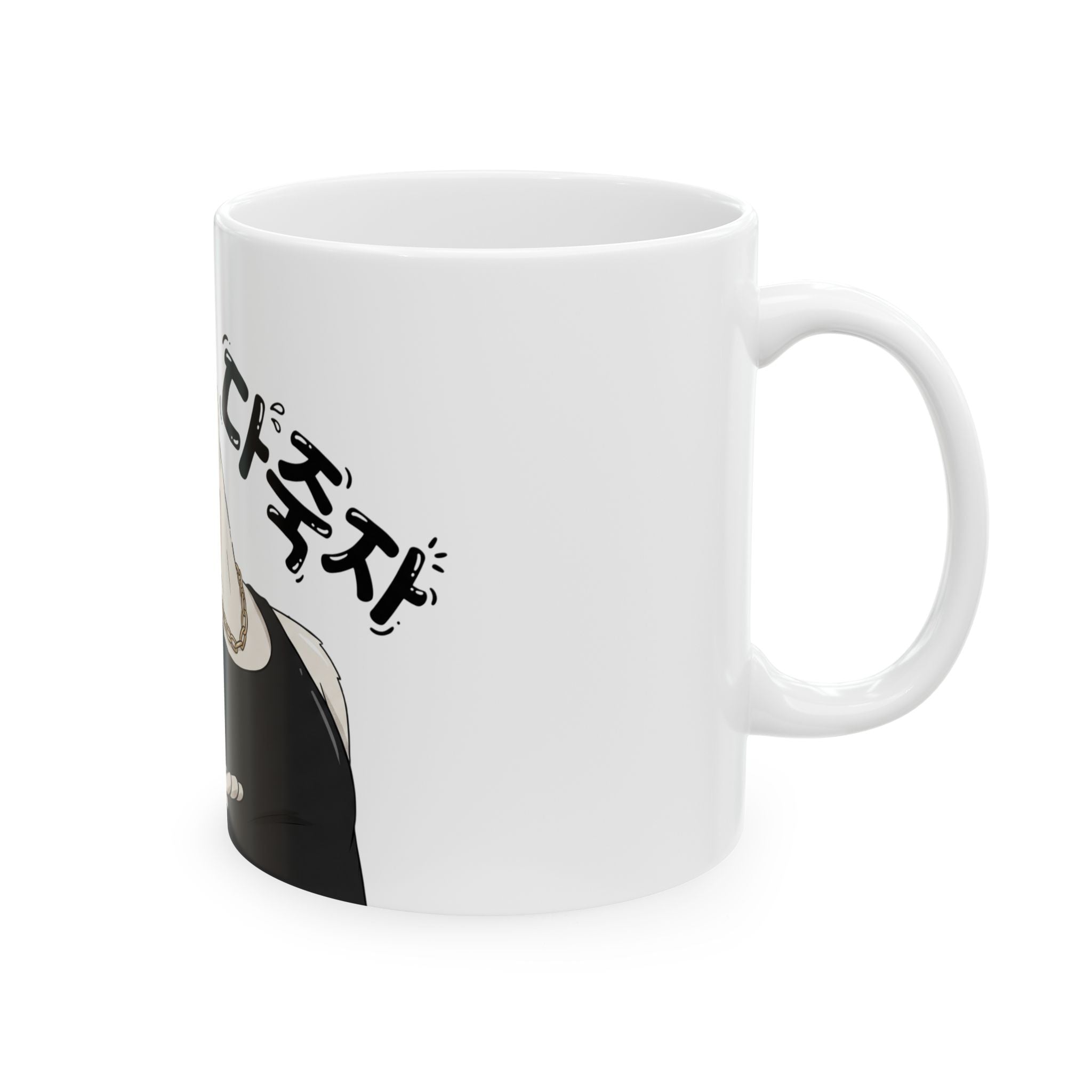 ATEEZ San Jindo Dog Meme Ceramic Mug - Viral "Da Juk Ja" (Let's All Die) Comeback Stage Pose Coffee Cup | Funny K-Pop ATINY Fan Merch & Gift