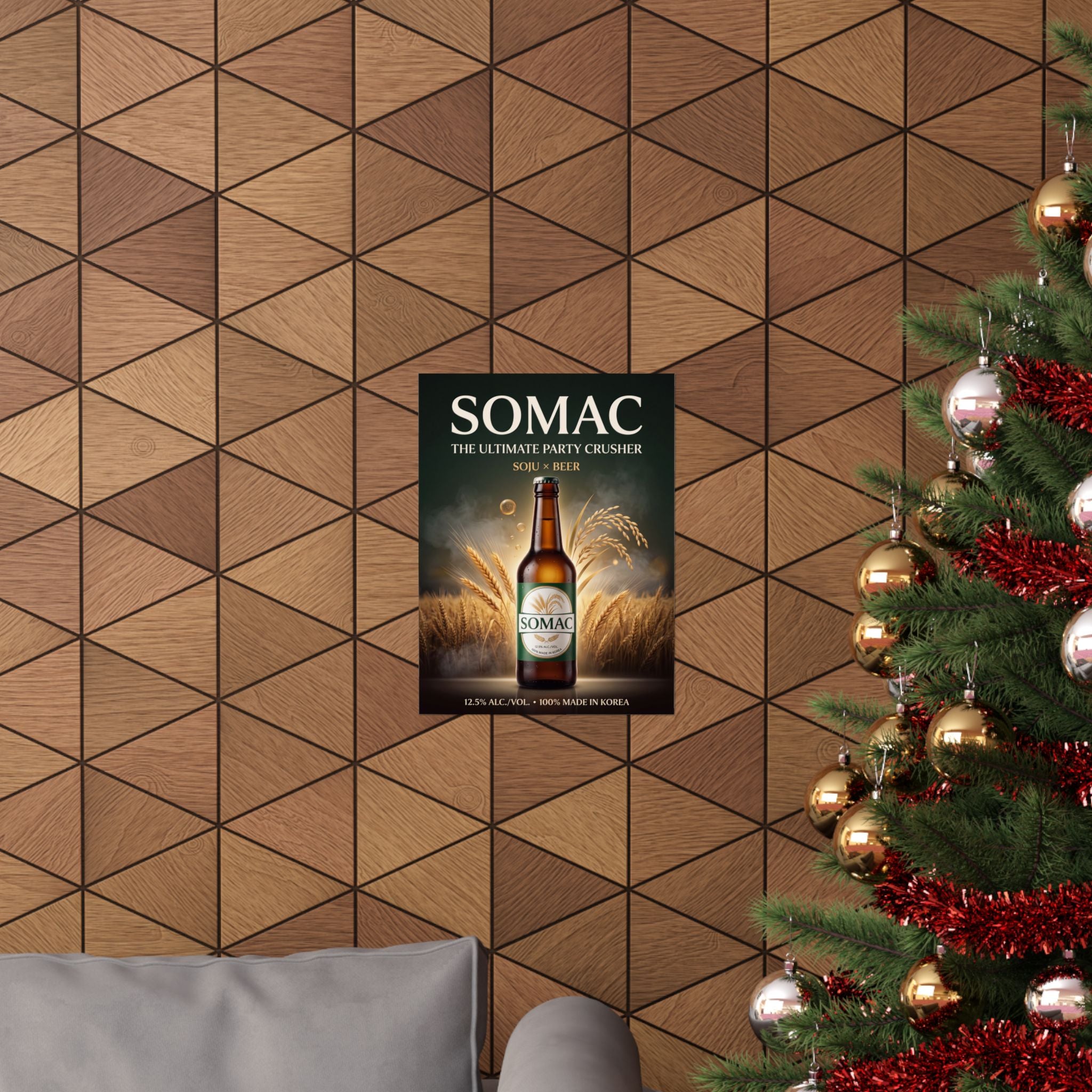 SOMAC — The Ultimate Party Crusher | Korean Beverage Poster
