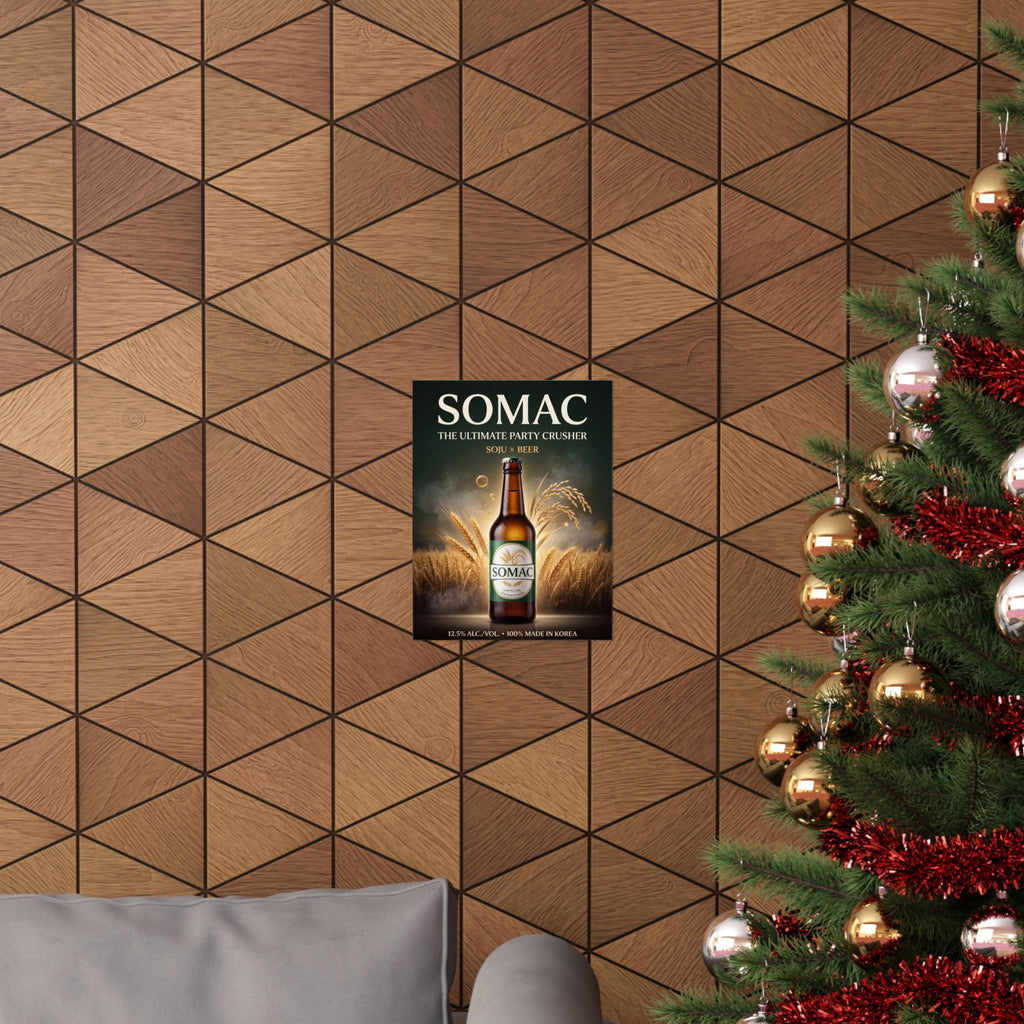SOMAC — The Ultimate Party Crusher | Korean Beverage Poster