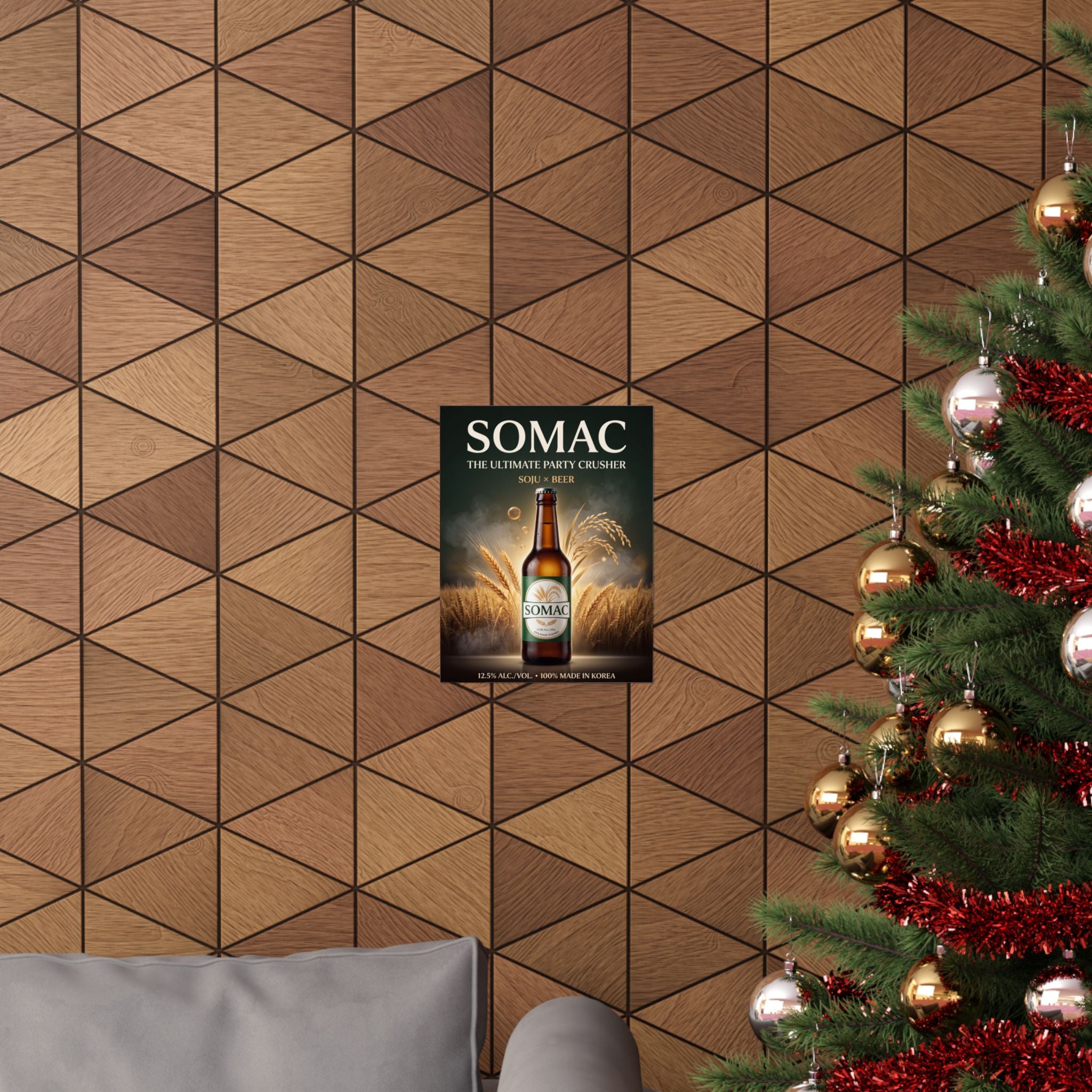 SOMAC — The Ultimate Party Crusher | Korean Beverage Poster