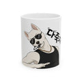 ATEEZ San Jindo Dog Meme Ceramic Mug - Viral "Da Juk Ja" (Let's All Die) Comeback Stage Pose Coffee Cup | Funny K-Pop ATINY Fan Merch & Gift