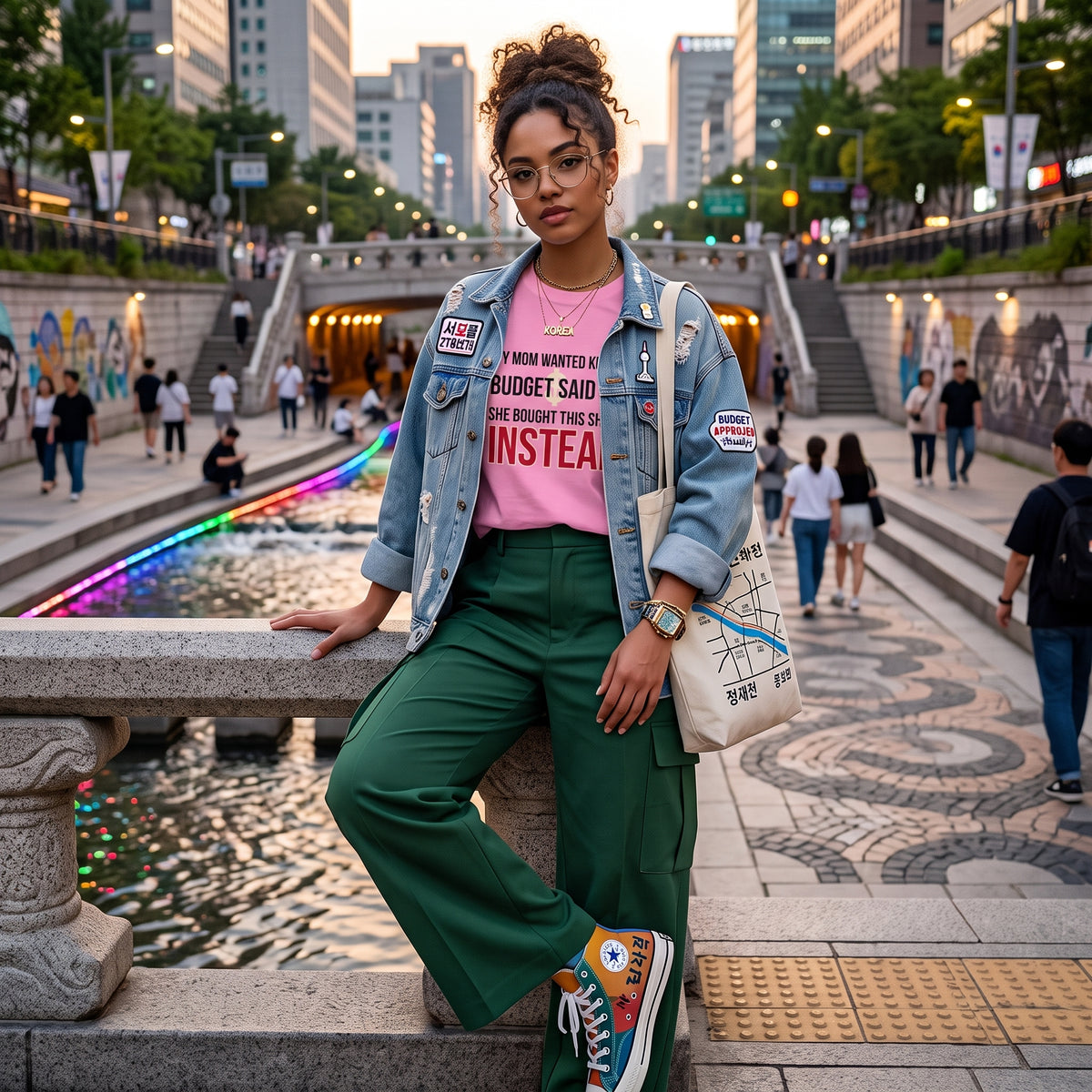 Mom Wanted Korea Budget Said No Funny Korea T-Shirt