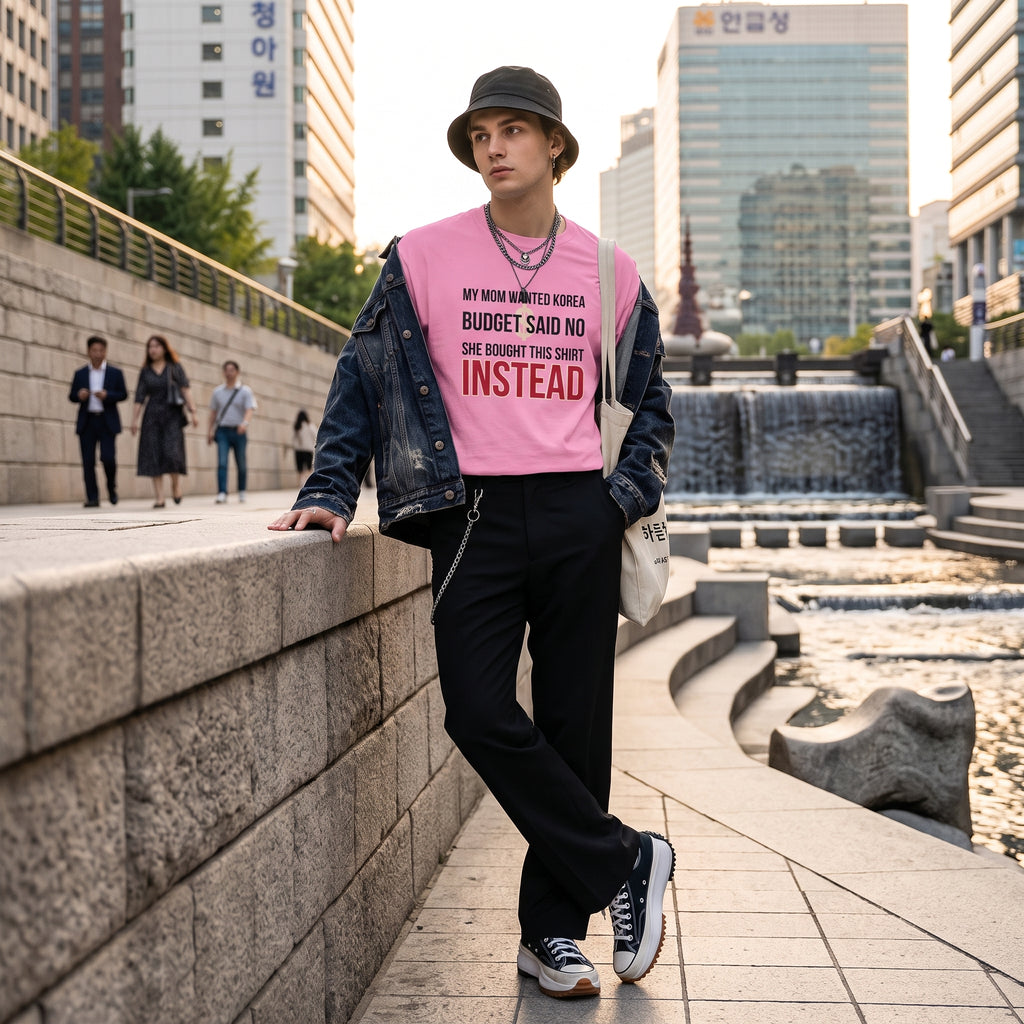 Mom Wanted Korea Budget Said No Funny Korea T-Shirt