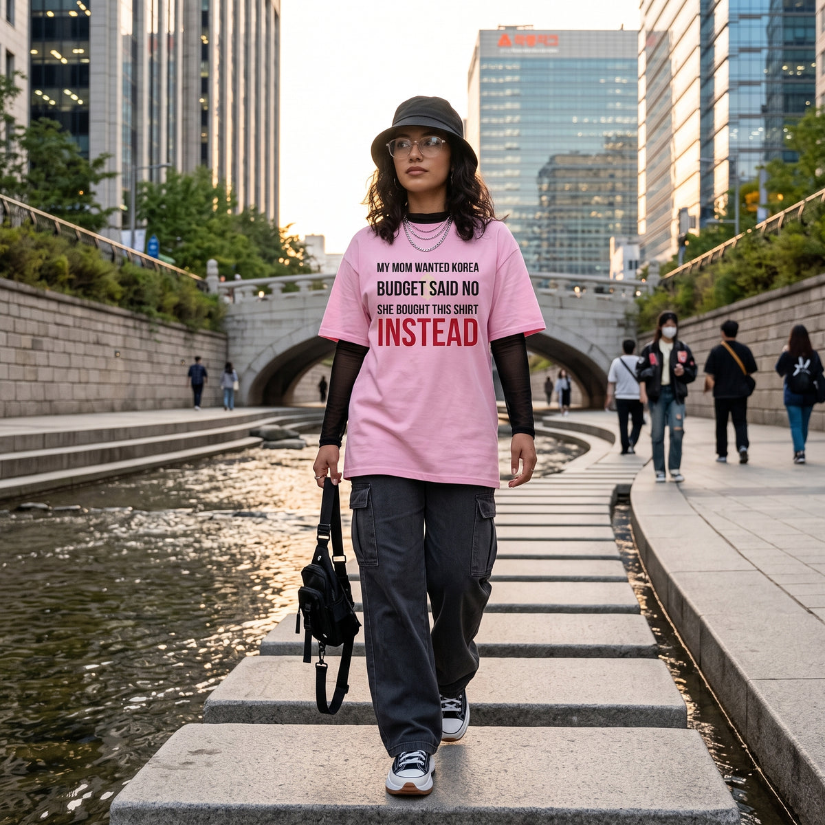 Mom Wanted Korea Budget Said No Funny Korea T-Shirt
