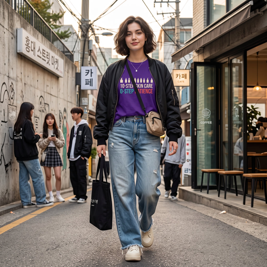 10-Step Skincare 0-Step Patience T-Shirt
