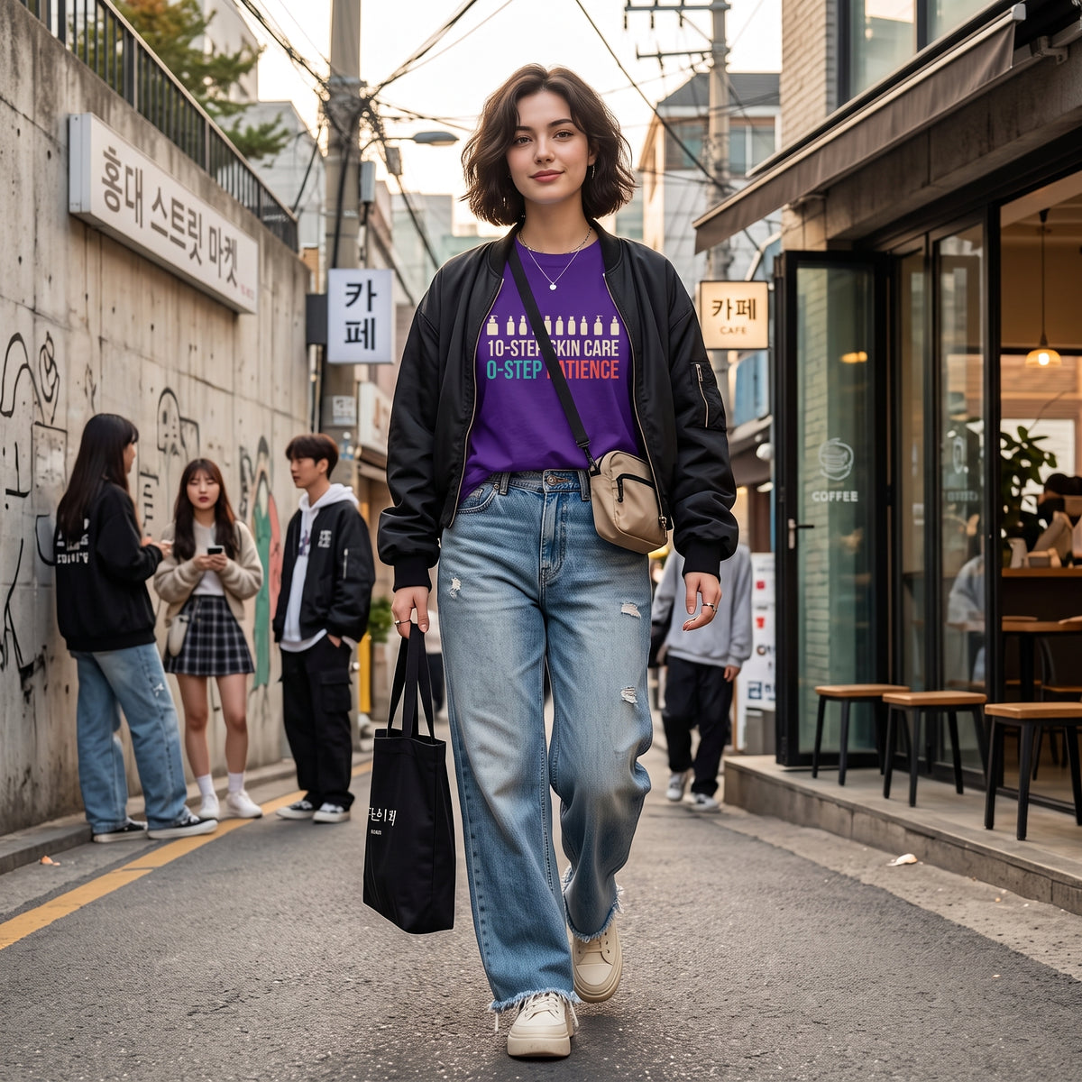 10-Step Skincare 0-Step Patience T-Shirt