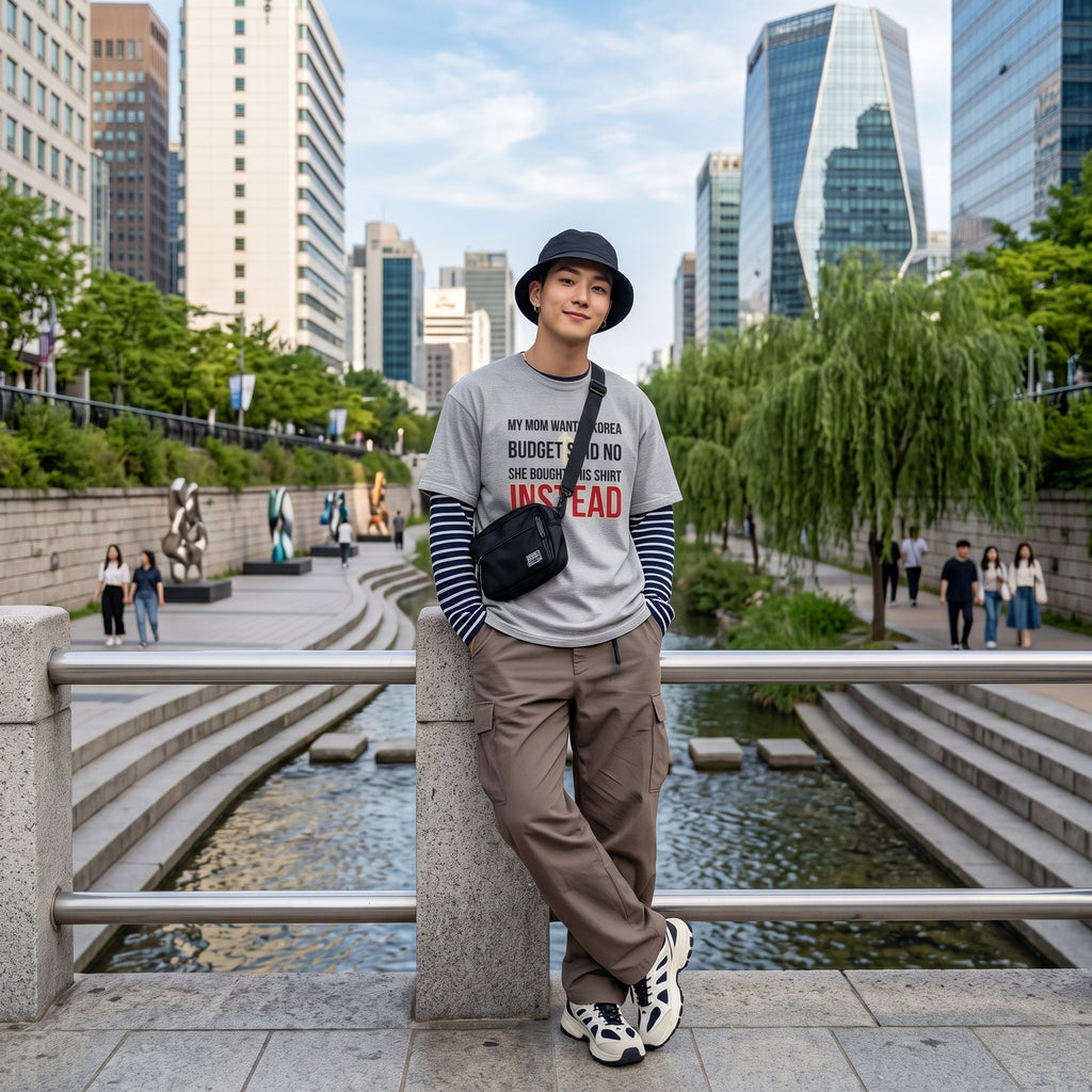 Mom Wanted Korea Budget Said No Funny Korea T-Shirt