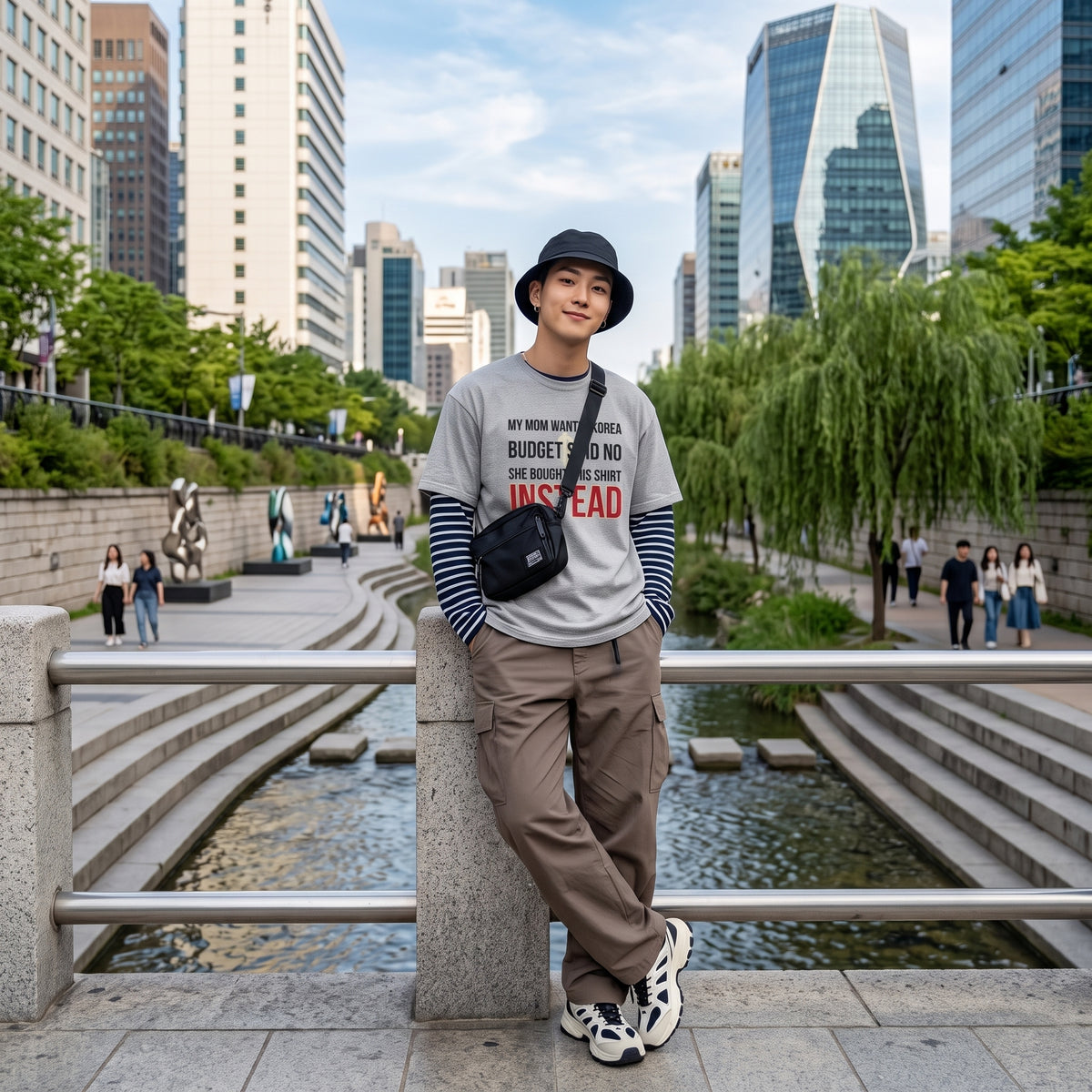 Mom Wanted Korea Budget Said No Funny Korea T-Shirt