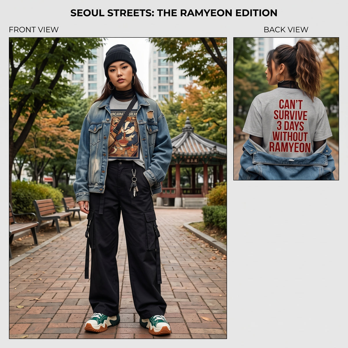 Reincarnated Korean — Ramyeon Version T-Shirt