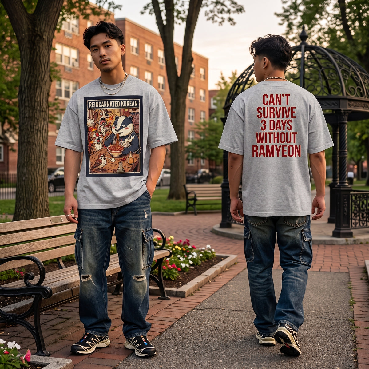 Reincarnated Korean — Ramyeon Version T-Shirt