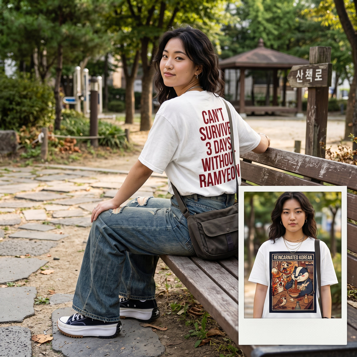 Reincarnated Korean — Ramyeon Version T-Shirt