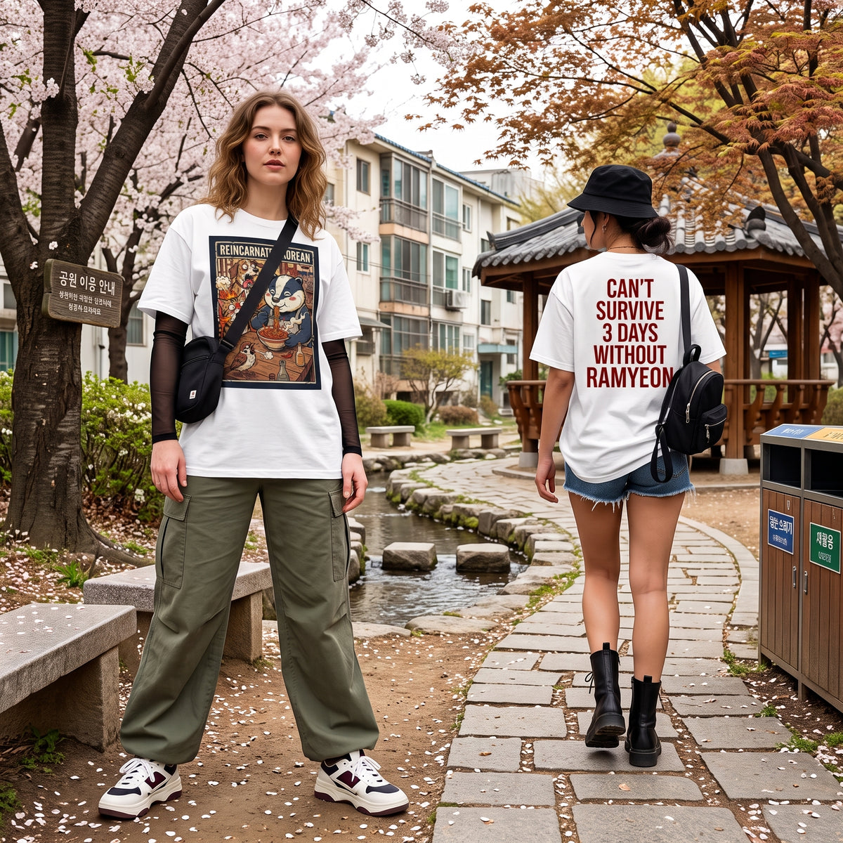 Reincarnated Korean — Ramyeon Version T-Shirt