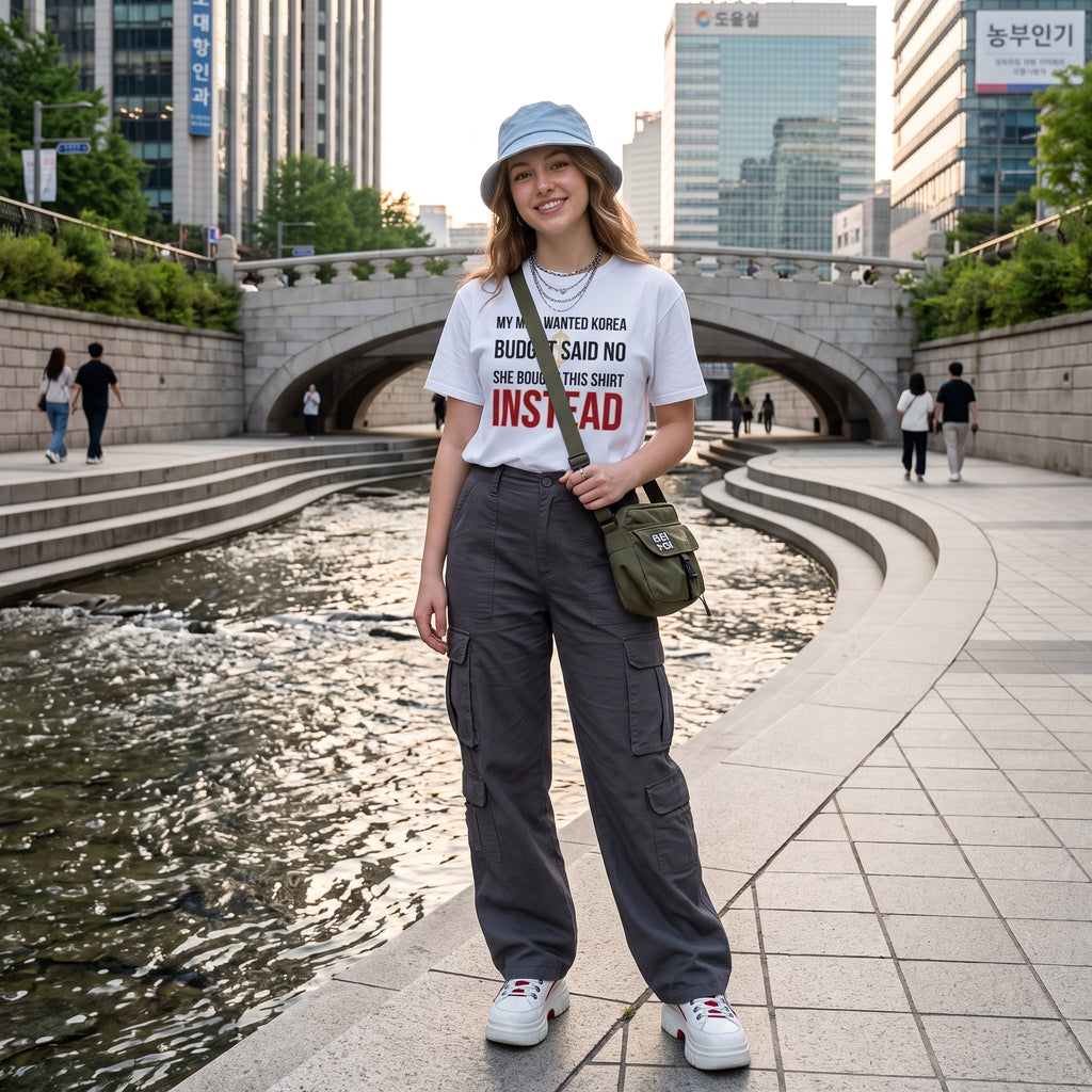 Mom Wanted Korea Budget Said No Funny Korea T-Shirt