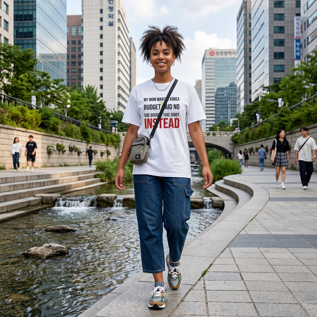Mom Wanted Korea Budget Said No Funny Korea T-Shirt