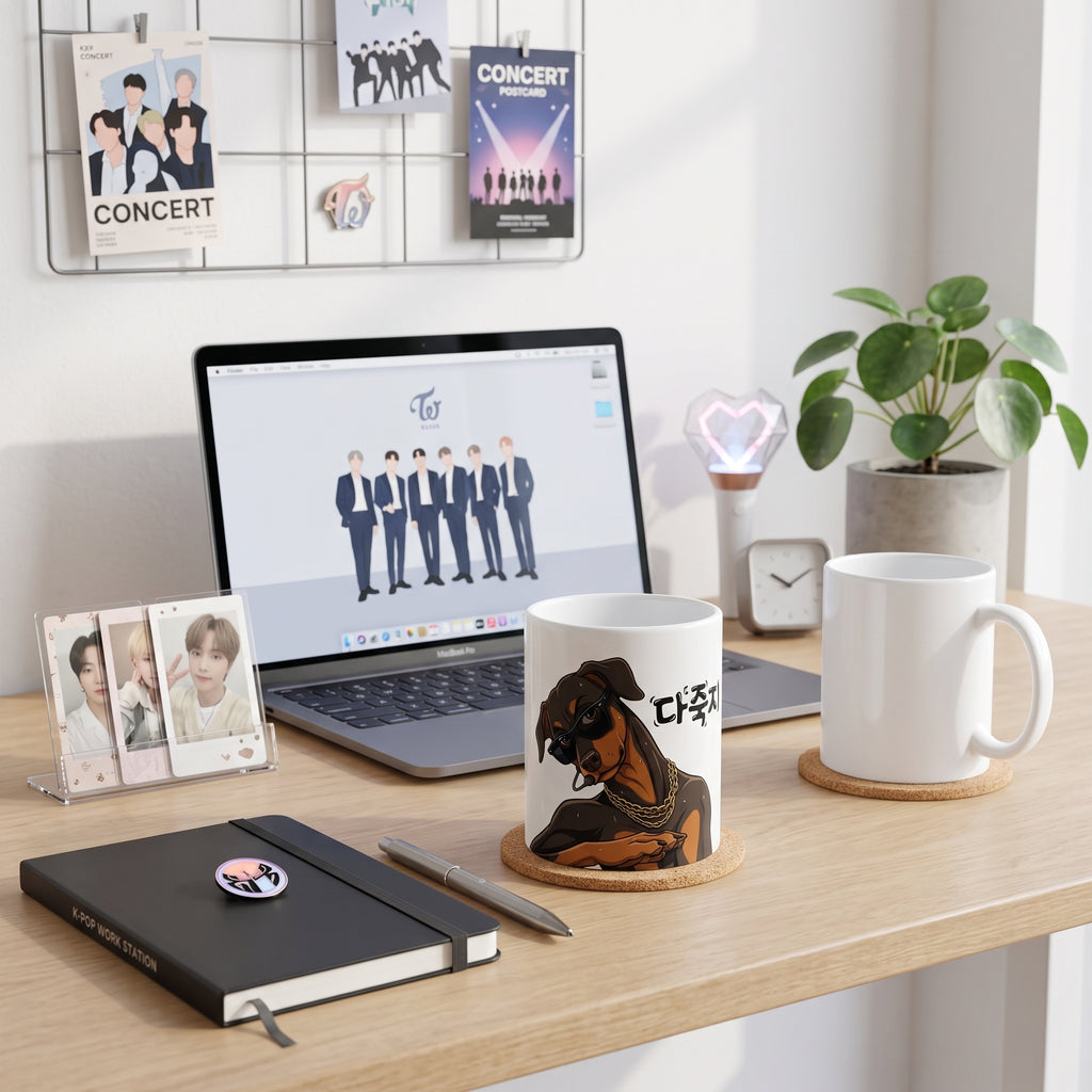 Doberman 다죽자 DaJukJa Ceramic Mug